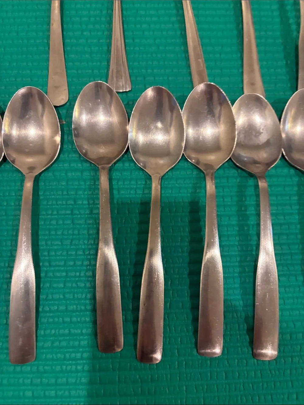 Stainless Steel tablespoons - 17 Piece Set, Silver